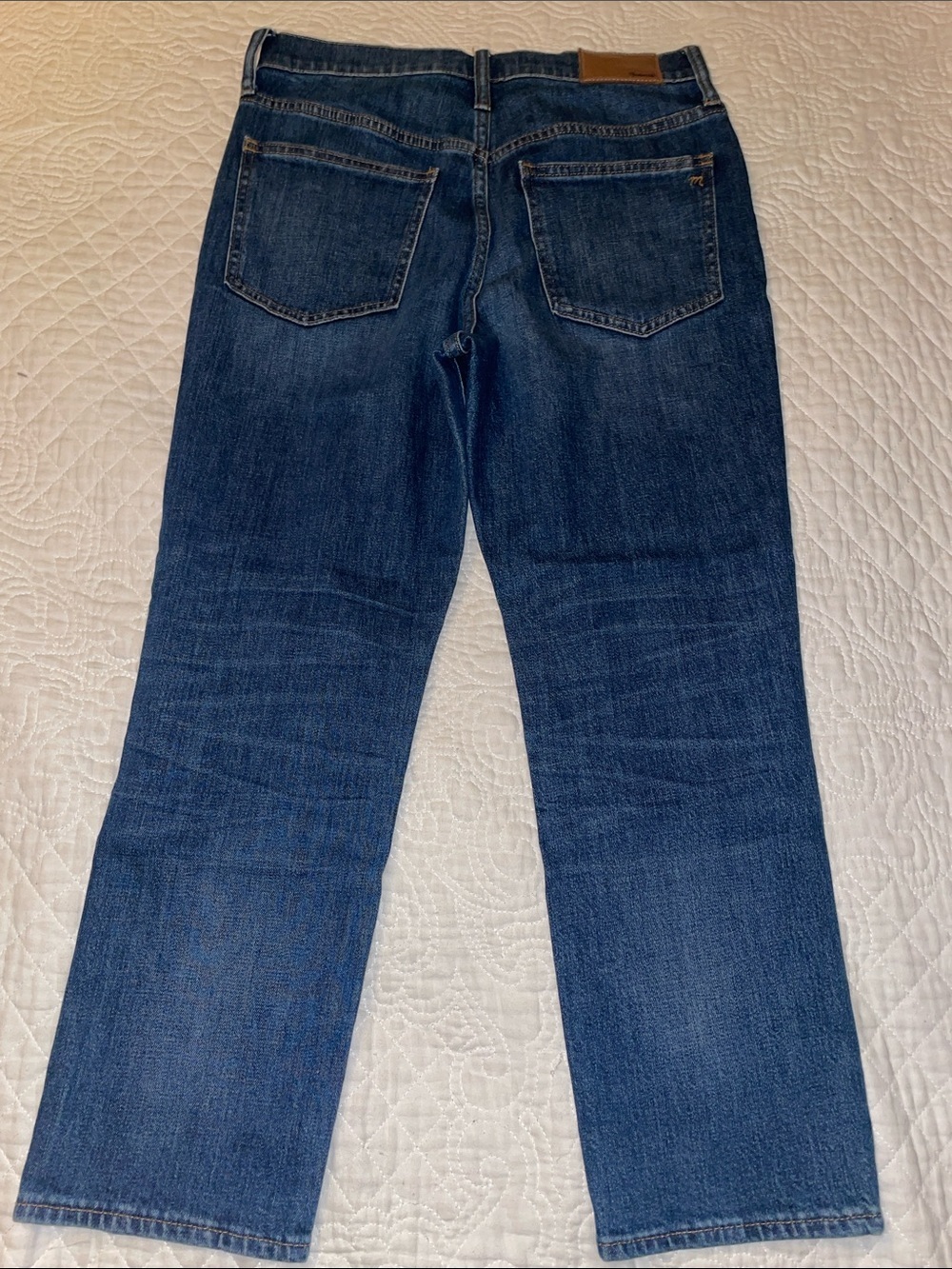 Madewell Button Fly Dark Wash The Perfect Vintage Crop Jeans. Size 26 - Picture 8 of 13